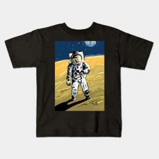 Man on the moon Kids T-Shirt